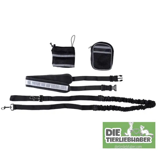 Hunde Joggingleine - Gray / Q1set - Hunde Zubehör