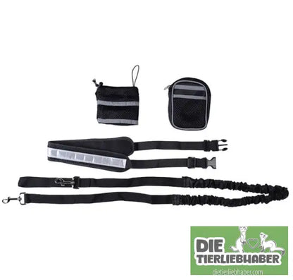 Hunde Joggingleine - Gray / Q1set - Hunde Zubehör