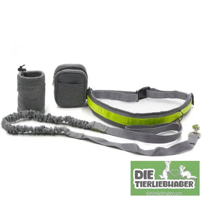 Hunde Joggingleine - Gray / Q1set - Hunde Zubehör