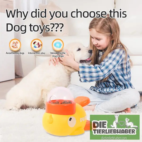 Hunde-Puzzle-Futterspender interaktiver Futterspender für Haustiere - Yellow - Spielzeug