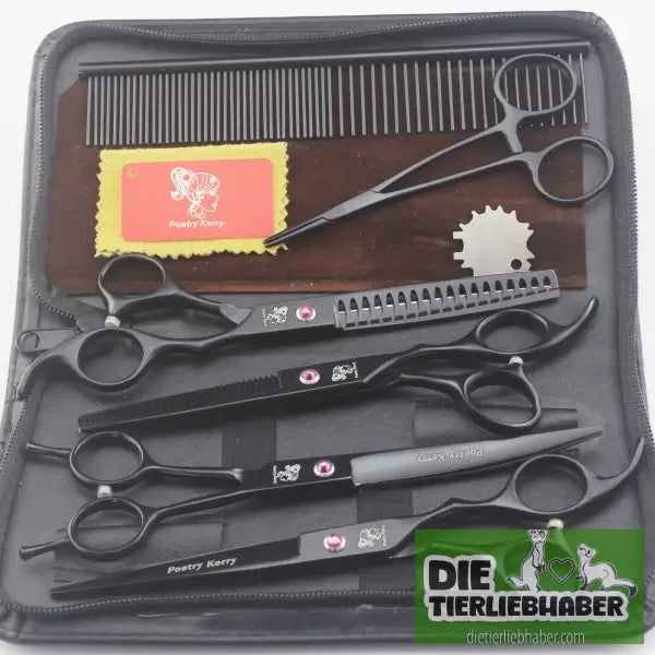 Hunde Scherenset - Black - Pflege