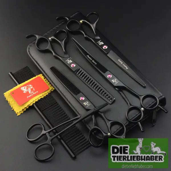 Hunde Scherenset - Black - Pflege