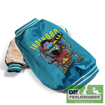 Hundebekleidung Glanzjacke - Blue / 2XL - Hunde und Katzenkleidung