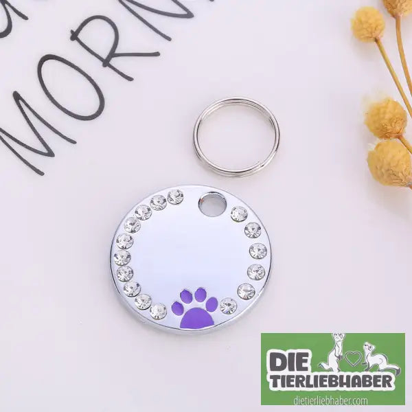 Hundemarke personalisiert - Purple - Tierbedarf
