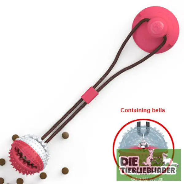 Hundespielzeug mit Silikonsaugnapf - B - Kauspielzeug für Hunde