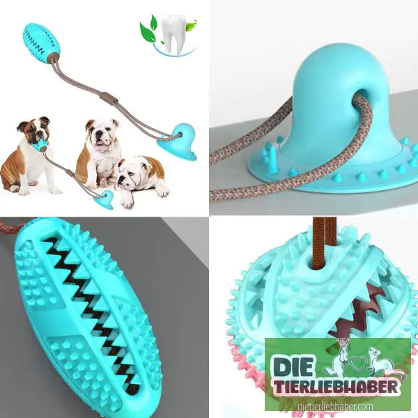 Hundespielzeug mit Silikonsaugnapf - Kauspielzeug für Hunde