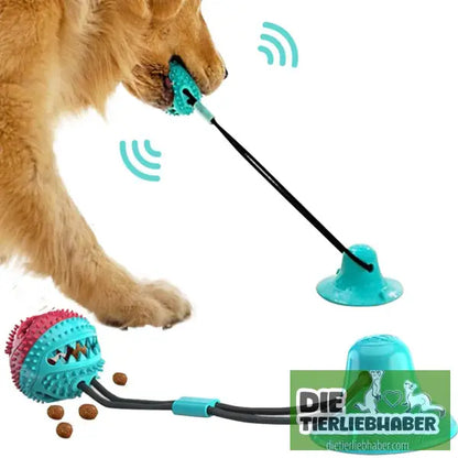 Hundespielzeug mit Silikonsaugnapf - Kauspielzeug für Hunde