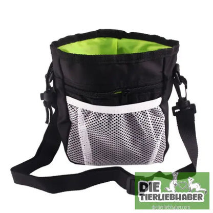 Hundetasche mit Kordelzug fürs Spazierengehen - Black - Haustierbedarf