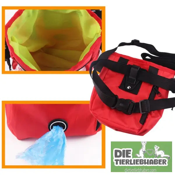 Hundetasche mit Kordelzug fürs Spazierengehen - Haustierbedarf
