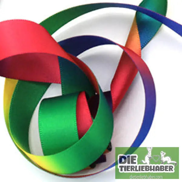 Interaktiver Katzenwedel mit buntem Band - Spielzeug