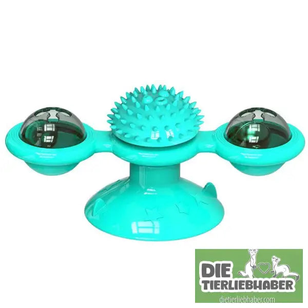 Interaktives Windmühlen-Katzenspielzeug - Blue - Spielzeug