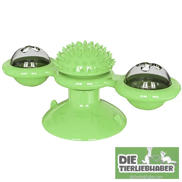 Interaktives Windmühlen-Katzenspielzeug - Green - Spielzeug