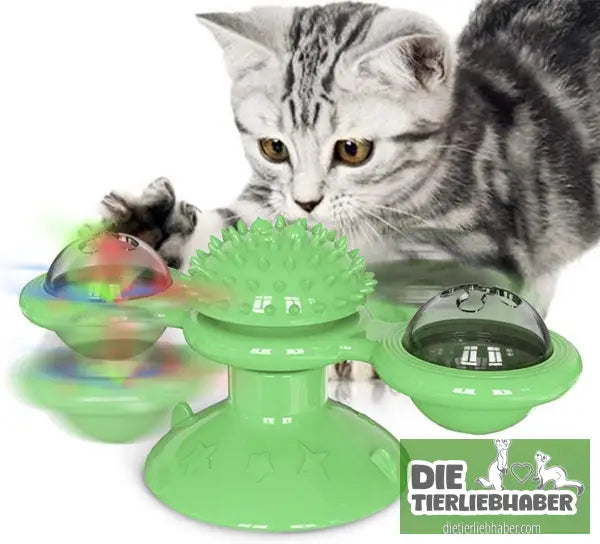 Interaktives Windmühlen-Katzenspielzeug - Spielzeug