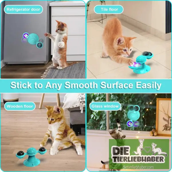 Interaktives Windmühlen-Katzenspielzeug - Spielzeug