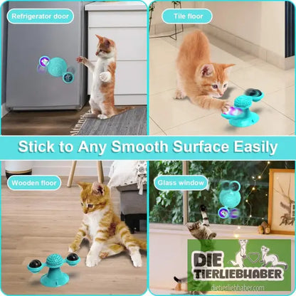 Interaktives Windmühlen-Katzenspielzeug - Spielzeug