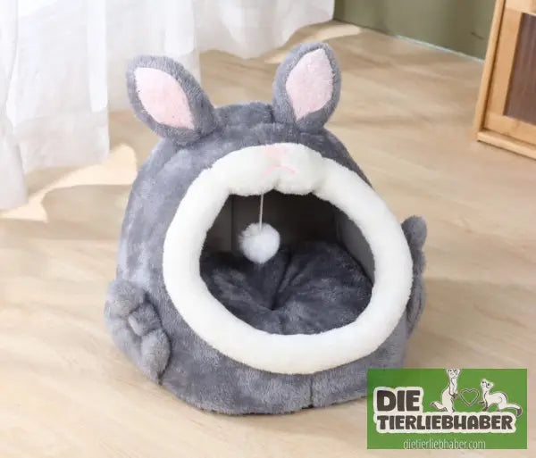 Katzenhöhle - Gray Small Size 29 X31x26 - Kuschelhöhle für kleine Hunde Katzen Fre
