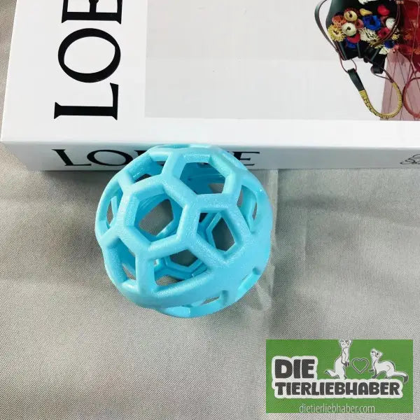 Kauball-Spielzeug für Hunde - Blue Empty Ball 9cm - Spielzeug