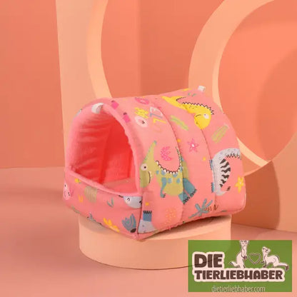 Kleintierrnest aus Baumwolle für Haustiere - Cartoon dragon / L - Haustier Zubehör