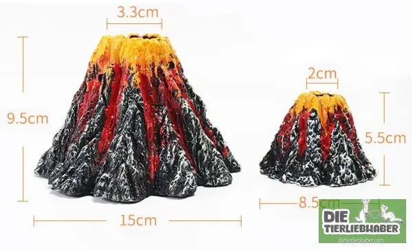 Kreatives Vulkan-Aquarium-Dekorations-Set - EU - Aquaristik