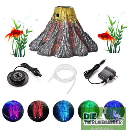 Kreatives Vulkan-Aquarium-Dekorations-Set - EU - Aquaristik
