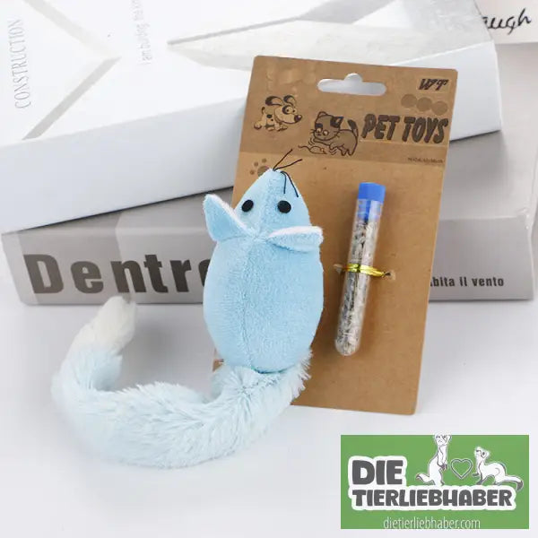 Langschwänzige Maus-Katzenspielzeuge - Blue - Spielzeug