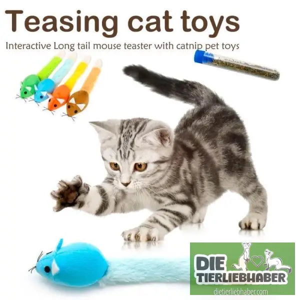 Langschwänzige Maus-Katzenspielzeuge - Spielzeug