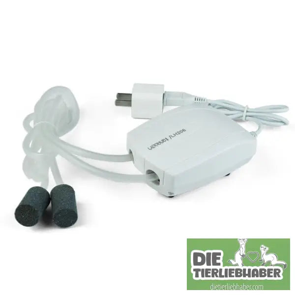Mini-Aquarium-Kompressor / Luftpumpe mit Ein- oder Doppel-Ausgang für Sauerstoffversorgung - Aquaristik
