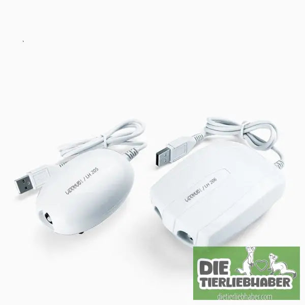 Mini-Aquarium-Kompressor / Luftpumpe mit Ein- oder Doppel-Ausgang für Sauerstoffversorgung - White / Aeration pump