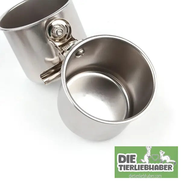 Outdoor Vogelfutterspender aus Edelstahl - Stainless Steel Natural Color / Large Size - Tierbedarf