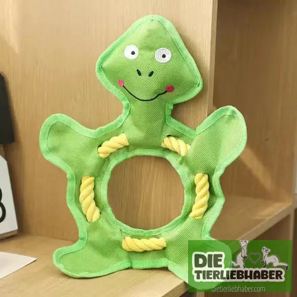 Plüsch-Haustierspielzeug für große mittlere und kleine Hunde - Round Rope Turtle / 33x25CM - Kauspielzeug für Hunde