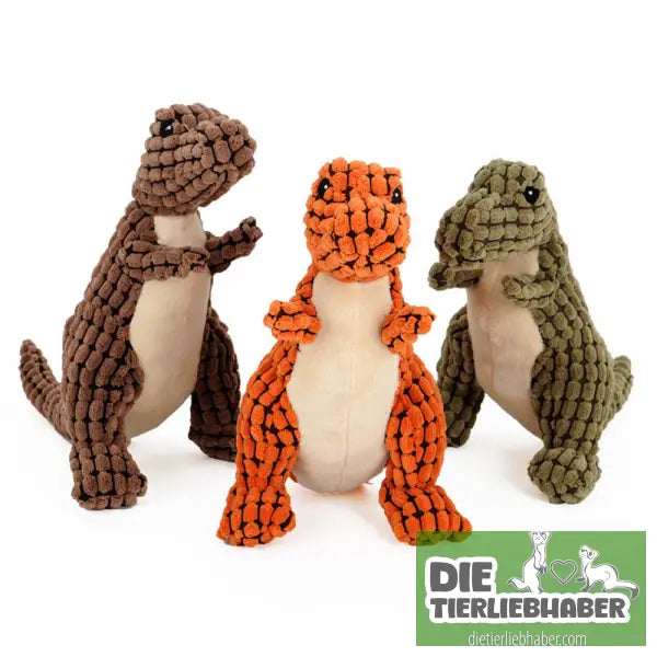Plüsch-Hundespielzeuge – Dinosaurier - Set / 25cm - Spielzeug