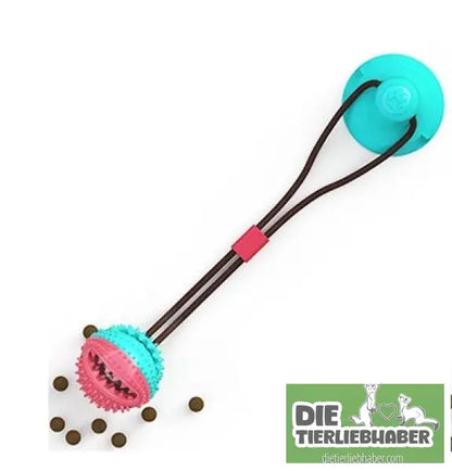 Saugnapf-Haustierspielzeug - Blue ball - Kauspielzeug für Hunde