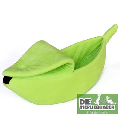 Schlafhöhle in Bananenform - Kuschelhöhle für kleine Hunde Katzen Fre