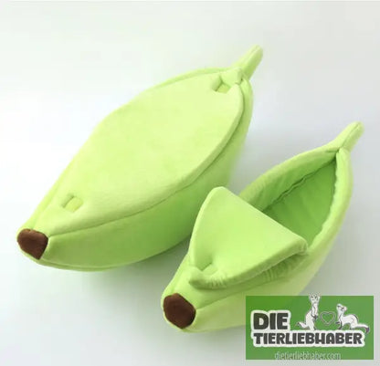 Schlafhöhle in Bananenform - Kuschelhöhle für kleine Hunde Katzen Fre