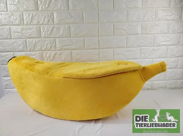 Schlafhöhle in Bananenform - Kuschelhöhle für kleine Hunde Katzen Fre
