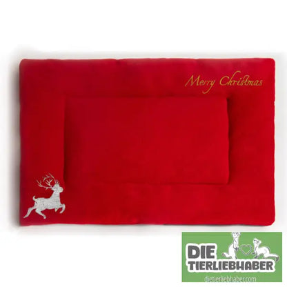 Superweiche Haustiermatte im Weinachtlichen Design - Flauschiger Liegeplatz für Hund Katzen F