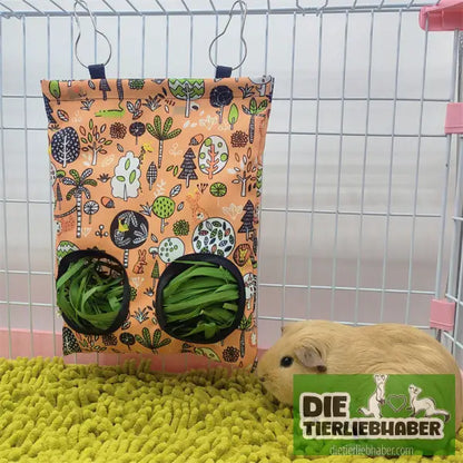 Tierfuttertasche - Yellow Forest / L - Haustierbedarf