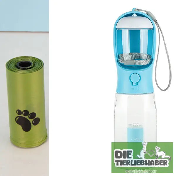 Tragbare Wasserflasche für Katzen und Hunde - Turquoise - Alles Rund ums Pferd