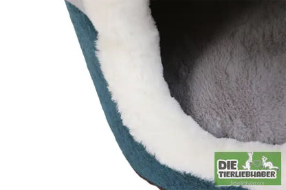 Warme Katzen- Hunde- und Kleintierhöhle - Flauschiger Liegeplatz für Hund Katzen F