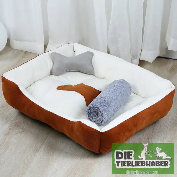 Weicher Teddy Hunde- und Katzenliegeplatz - Flauschiger Liegeplatz für Hund Katzen F