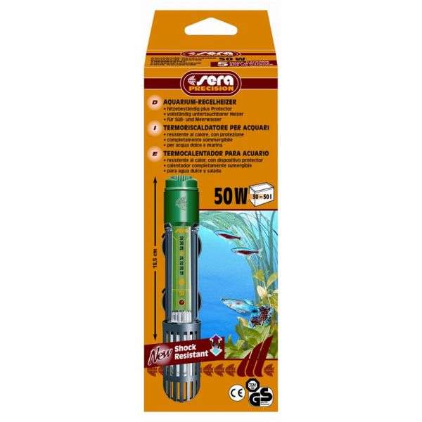 sera Regelheizer für Aquarien zur regulierbaren Erwärmung des Aquarienwassers 5W