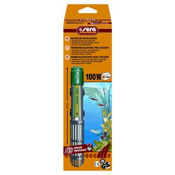 sera Regelheizer für Aquarien zur regulierbaren Erwärmung des Aquarienwassers 100W