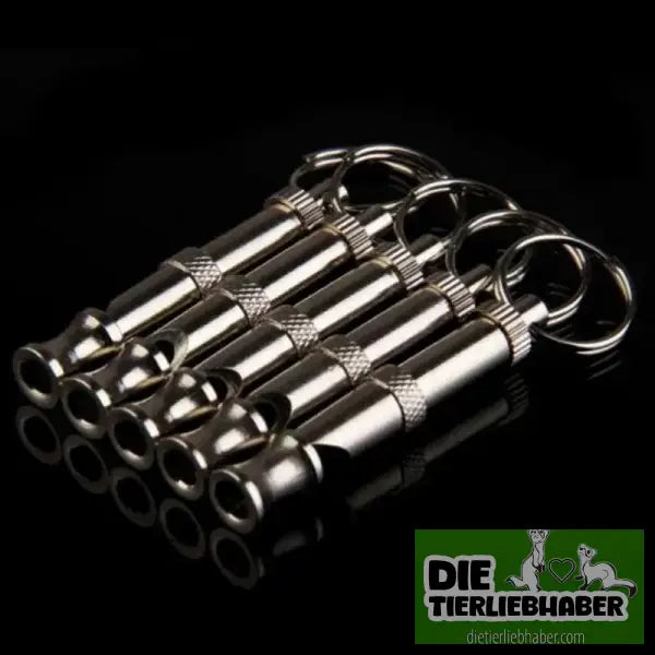 Zweiton-Ultraschall-Hundepfeife gegen Bellen - Silver - Training